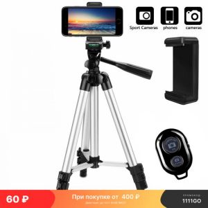 Lightweight Camera Tripod For Mobile Tripod Camera Portable SLR Bluetooth-compatible Desktop Cam Stand Monopod Smartphone