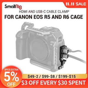 all in one place מצלמות ונלווים SmallRig HDMI-compatible and USB-C Cable Clamp for Canon EOS R5 and R6 Cage 2981