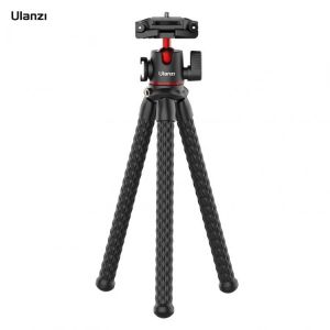 ULANZI MT-33 Flexible Mini Octopus Tripod Cold Shoe Mount Ball Head QR Plate Max. 2KG for Smartphone Camera Live Streaming Vlog