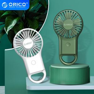 ORICO Portable USB Fan Natural Wind Travel Handheld Fan Summer Air Cooler with buckle for Outdoors Small Silent Fan
