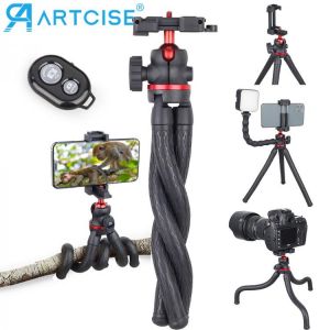 all in one place מצלמות ונלווים Tripod for Phone Mobile Camera Octopus Holder Smartphone Selfie Stick Flexible Mini Tripod Cellphone Stand GoPros Ball Head DT45