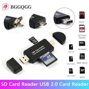 SD Card Reader USB 3.0 Card Reader Micro SD TF Reader Smart Memory Card Adapter Type C Cardreader USB 2.0 Micro OTG for Laptop