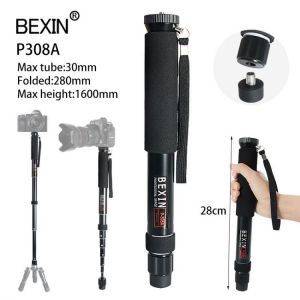 Flexible Lightweight Camera Monopod Travel Portable Mini Pocket Dslr Camera Mount Monopod For Nikon Sony Digital Camera