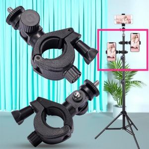 High Quality 1/4 Camera DV DSLR Bike Bicycle Handlebar Clamp Bracket Tripod Mount Screw Clip Tripods For Gopro Hero5/4/3+/3/2/1