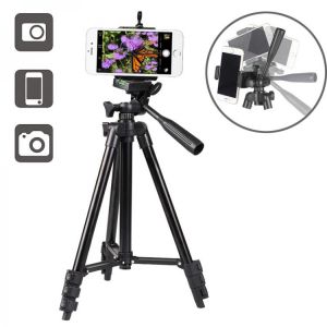 Lightweight Foldable Tripod Phone Holder Camera Live Aluminum For iPhone 12 11 Pro Max XS 7 8 Plus Smartphone