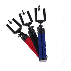 Car Phone Holder Mobile Phone Stand  Flexible octopus Tripod Bracket Digital Camera Mini Portable Flexible Desktop Stent
