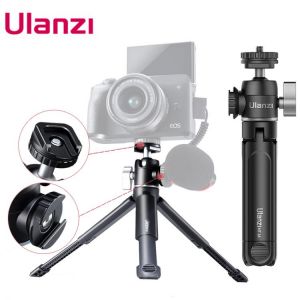 Ulanzi U-Vlog lite Extendable Dual Cold Shoe Ball Head Tripod for smartphone Sony Canon Nikon DSLR Camera Mic Light Accessories