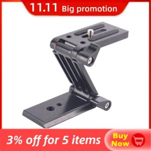 Quick Release Plate Multiway Flexible Camera Tripod Aluminum Mount Adapter Cell Phone Camera Stand Mount Spirit Level