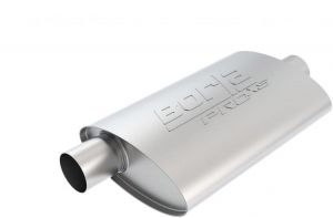 Borla 40358 Borla Pro XS Muffler Center/Offset Oval 2.5 in. Inlet 2.5 in. Outlet 14 in. x 4.0 in. x 9.5 in. Case Size 19 in. Overa
