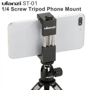 Ulanzi IRON MAN Aluminum Universal Phone Mount Holder Stand Clip Tripod Mount Adapter for  iPhone 7 / 7 Plus Android Smartphone
