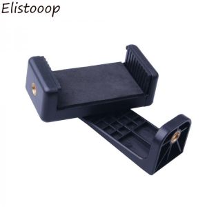 Elistooop 360 Tripod Stand SmartPhone Tripod Mount Adapter Cell Phone Clipper Holder for iPhone for Camera