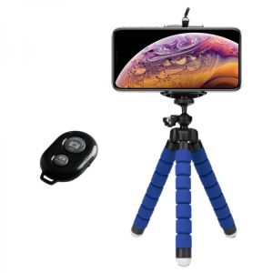 Tripod With Bluetooth-compatible Remote Shutter For IPhone Mini Elastic Tripod For Mobile Phone Tripod Monopod Selfie Stick