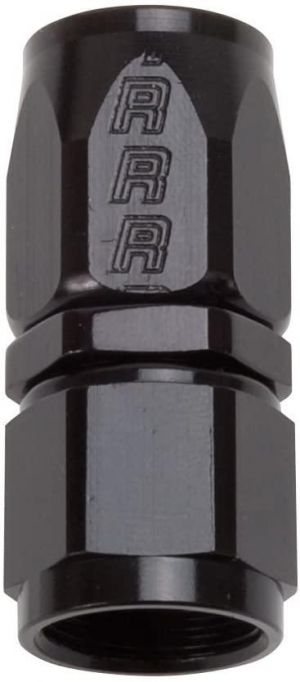 Edelbrock 610025 Full Flow Hose End Straight -6 An All Blk Finish