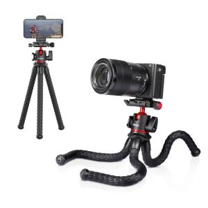 Ulanzi MT-32 Octopus Flexible Tripod DSLR SLR Smartphone Vlog Tripod With Arca Swill Metal Ballhead Cold Shoe for Mic LED Light