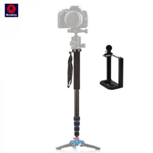 Manbily A-222 Portable Professional DSLR Camera Travel Monopod Tripod Stand Video Monopod 165cm for Canon Nikon Sony DV Phone