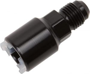 Russell 640863 -6 AN Male to 5/16" SAE Quick-Disconnect Female Push-On EFI Fitting