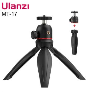 Ulanzi MT-17 Mini Adjustable Tripod Detachable Ballhead Tripod Head for Sony A6400 A6300 A73 Smartphone SLR Camera Vlog Tripod