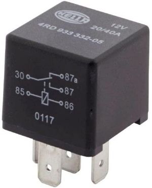 HELLA 933332051 12V 20/40 Amp Relay