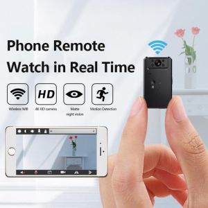 WD6 4K Mini IP Cam Wireless Wifi Home Security Camera DVR Night Vision Infrared Mobile Phone Monitoring Ultra-Clear Camera