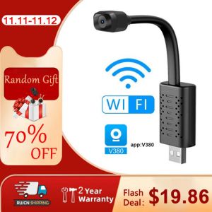 HD 1080P Mini USB Wifi Camera Video Recorder Digital Micro Camcorder Motion Detection IR Night Vision Baby Monitor V380 App