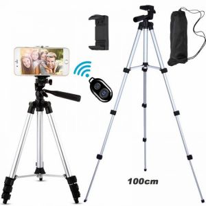 Lightweight Camera Tripod Phone Stand Holder Portable Desktop Mobile Phone Tripode For iPhone Canon Sony Nikon Video Camera Para