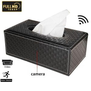 1080P HD Wifi Micro Camera Motion Detection Wireless P2P Indoor IP Home Security Camera Tissue Box Network Camera Nanny Camera