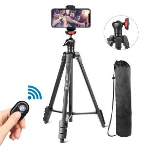 Phone Tripod Stand 54inch Universal Photography For Gopro Iphone Samsung Xiaomi Huawei Phone Aluminum Travel Tripode Par #3