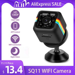 WIFI SQ11 Pro Mini Camera HD 1080P Wireless Night Vision Camcorder DVR Micro Camera Sport Video Ultra Small Cam PK SQ12 SQ13