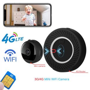1080P 4G 3G Mini camera Sim Security Wireless IP Cameras P2P GSM LTE Sport DV Small WIFI Camera Portable 4G Router Hidden Card