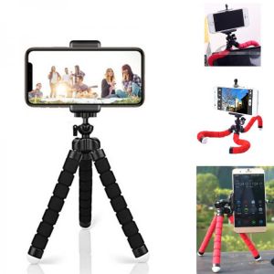 Mini Tripod for Phone Tripod Octopus Sponge Selfie Stick Tripod for Smartphone Mobile Phone Holder Flexible Tripods