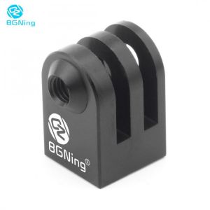 Aluminum Mini Tripod Mount Outdoor Sports Action Video Camera Base Adapter with M5 Screw Nut for GoPro 9 8 7 1/4" Screw Monop