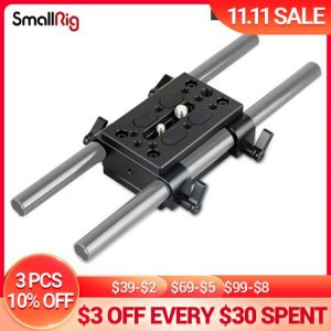 SmallRig Camera Mounting Plate Tripod Mount Plate With 15mm Rod Clamp Railblock Support Dslr Quick Release Baseplate - 1798