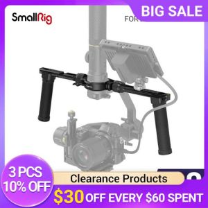 SmallRig Dual Handgrip With 1/4"-20 & ARRI 3/8”-16 screws & NATO Rail & Cold Shoe for ZHIYUN CRANE 2S Handheld 