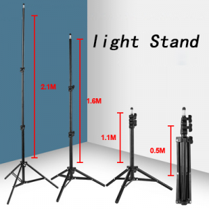 55/160/210CM Photography Studio Adjustable Light Stand Photo Tripod With 1/4 Screw Head For Flash Umbrellas Reflector Lighting