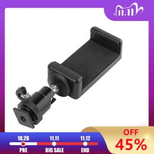 NEW Universal Moblie Phone Clip Bracket Holder Mount 1/4 Screw Hot Shoe Phone Clip Tripod Monopod Stand for Huawei iPhone Xiaomi