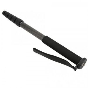 Tripod C-333 Professional Carbon Fiber Portable Travel Monopod Bracket Can Stand with Mini Tripod Base for Digital DSLR Camera