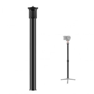 3Options Adjustable Tripod Extension Rod Photography Extension Pole 1/4 Inch Screw 33~60cm for Camera Photography