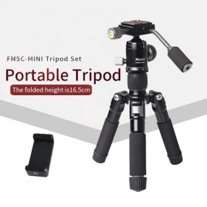 Portable Tripod Lightweight Travel Stand Desktop Video Mini Tripod with 360Degree Ball Head Tripod for Phone  Tripod for Camera