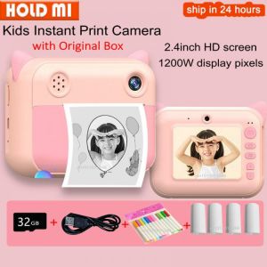 Kid Instant Print Camera Thermal Printing Camera Digital Photo Camera Girl's Toy Child Camera Video Boy's Birthday Gift