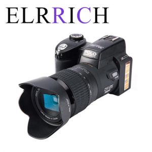 ELRRICH 2021 HD Digital Camera POLO D7100 33Million Pixel Auto Focus Professional SLR Video Camera 24X Optical Zoom Three Lens