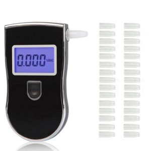 NEW Hot selling Professional Police Digital Breath Alcohol Tester Breathalyzer AT818 Respirable Breath Ethanol Test Analyzer dfd
