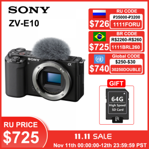 Sony Alpha ZV-E10 APS-C Interchangeable Lens Mirrorless Vlog Camera