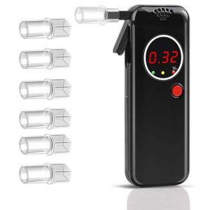 2020 Professional Alcohol Breath Tester Breathalyzer Analyzer Detector Test  Breathalizer Breathalyser Device LCD Screen