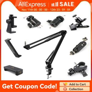 Tablet Stand Bracket Ring Light Ball Head Tripod Accessories Photography LED Selfie Lamp Phone Clip Replacement Parts Accessory