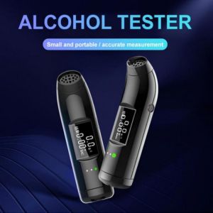 Professional Alcohol Breath Tester Breathalyzer Analyzer Detector Test Keychain Breathalizer Breathalyser Device LCD Screen