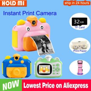 Kids Camera Instant Print Camera for Children 1080P HD Video Photo Camera Toys with 32GB 8GB Card Kids Gift Birthday Gift