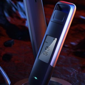 Breathalyzer Non-Contact Alcohol Tester High Accuracy USB Rechargeable Breath Detector with Digital LED Three Levels Indicator