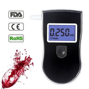 2019 Alcohol Tester Professional Digital breathalyzer alkoholtester Portable Breath Breathalyzer Detector AT-818