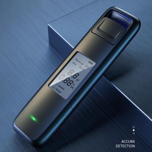 Portable Non-Contact Alcohol Tester with Digital Display Screen , USB Rechargeable BAC Tester with Police Grade High Accuracy