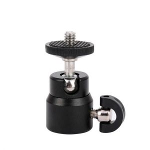 Mini 1/4" 360 Degree Swivel Ball Head Screw Tripod Mount Bracket DSLR Ballhead Stand For Camera Camcorder Brackets